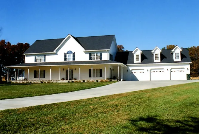 Completed custom home for the final step